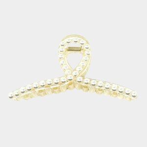 NEW Pearl Hair Claw Clip